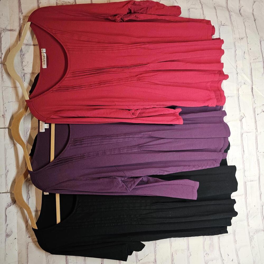 Avenue Pleated Shirts 3 Pack